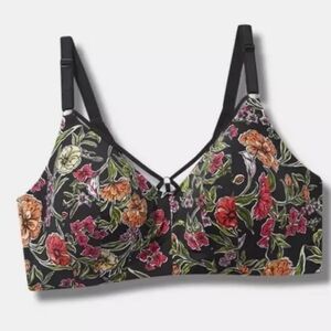 Garden Floral Wire-free Bra 44DD